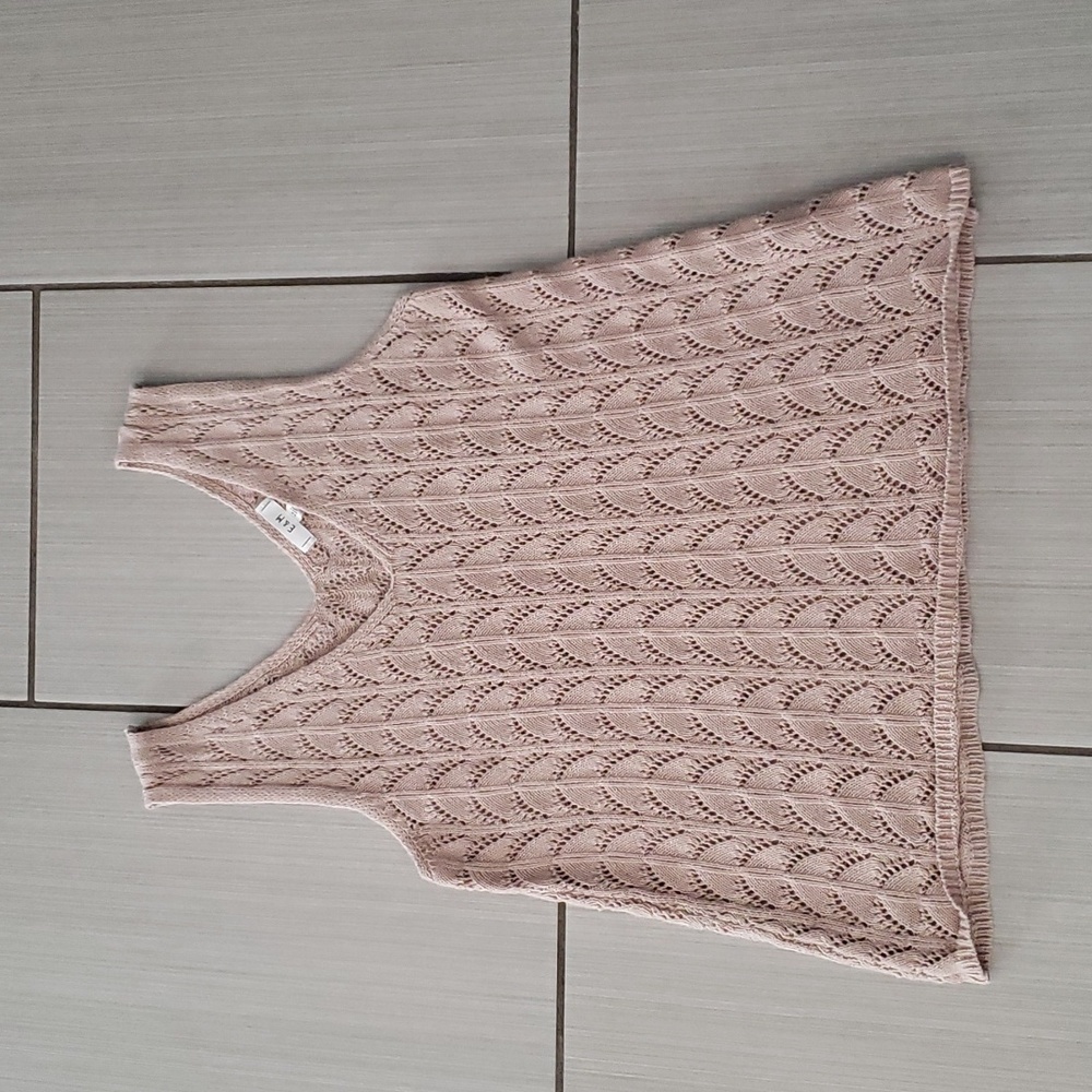 Stretch sweater tank